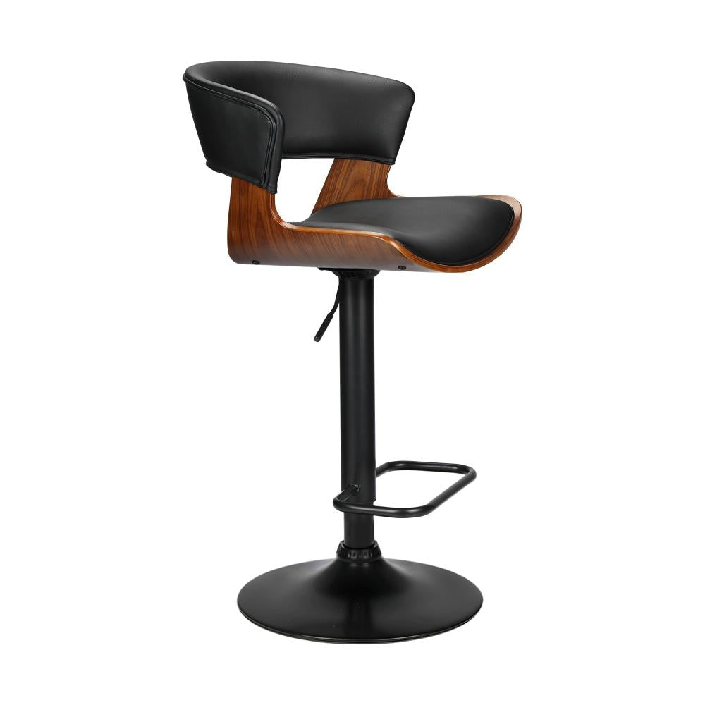 Oikiture Bar Stools Kitchen Stool Bar Chairs Swivel Barstool Leather Gas Lift-Bar Stool-PEROZ Accessories