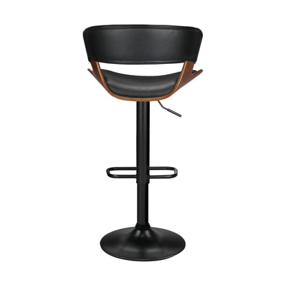 Oikiture Bar Stools Kitchen Stool Bar Chairs Swivel Barstool Leather Gas Lift-Bar Stool-PEROZ Accessories
