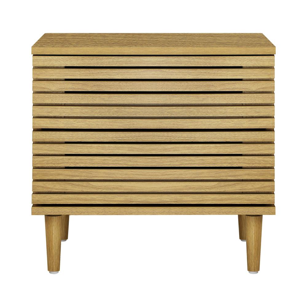 Oikiture Bedside Tables Side Table 2 Drawers Unique Bedroom Storage Cabinet-Bedside Table-PEROZ Accessories