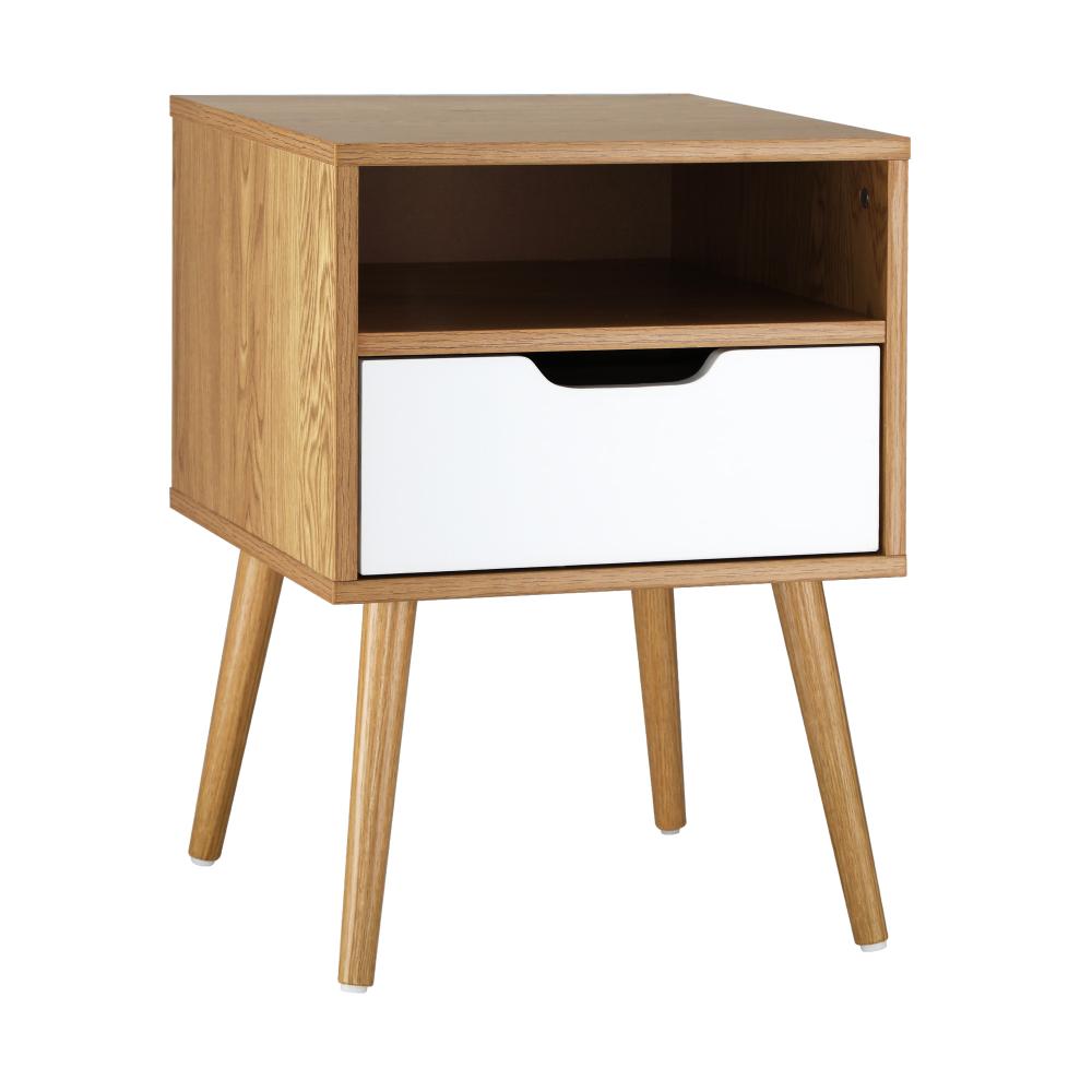 Oikiture Bedside Table Drawers Side Tables Nightstand Trendy Furniture Cabinet-Bedside Table-PEROZ Accessories