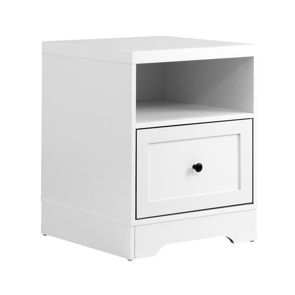Oikiture Bedside Tables Drawers Bedroom Hamptons Furniture Storage Cabinet-Bedside Table-PEROZ Accessories