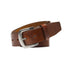 BUSHMAN Cognac. Full Grain Natural Leather Belt. 38mm width. Larger sizes.-Full Grain Leather Belts-PEROZ Accessories