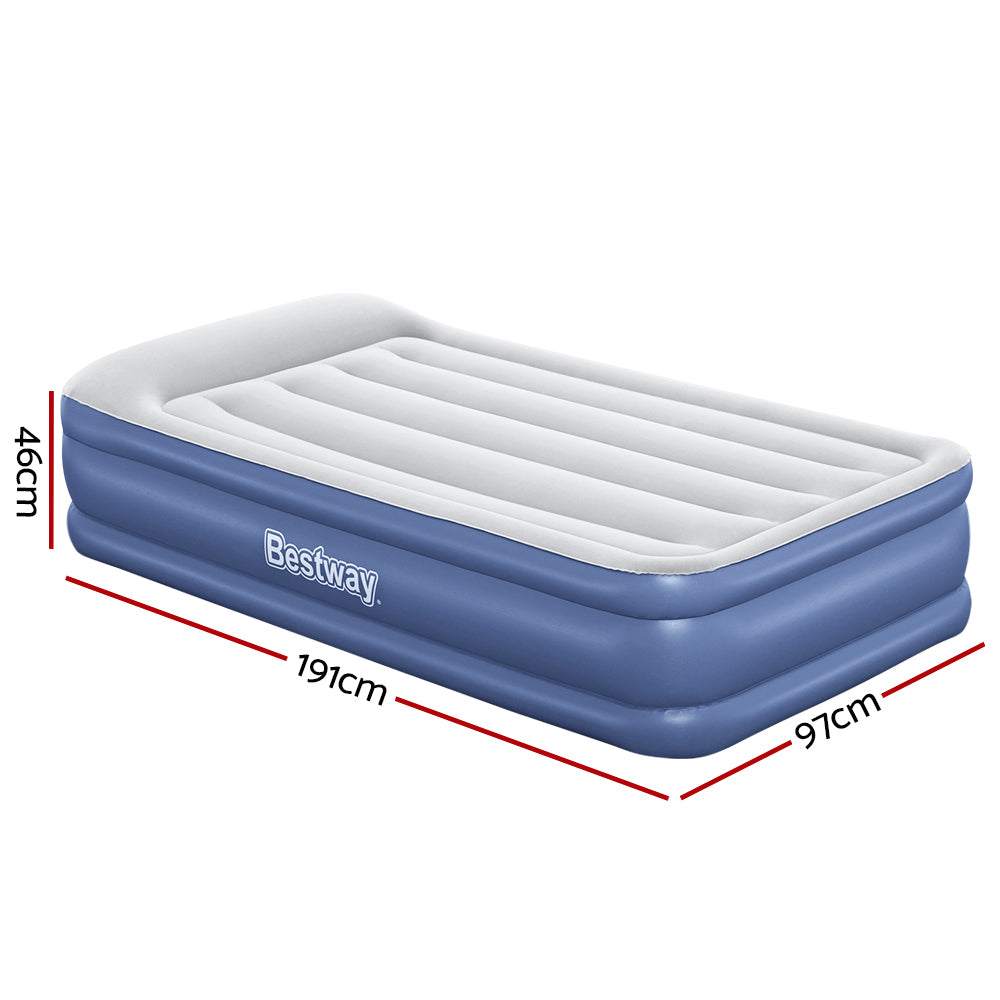 Bestway Air Bed - Single Size-Home &amp; Garden &gt; Inflatable Mattress-PEROZ Accessories