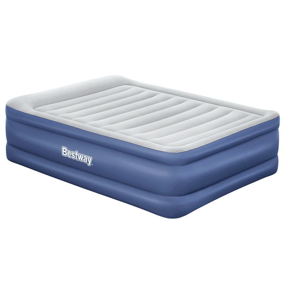 Bestway Air Bed Beds Queen Mattress Inflatable TRITECH Airbed-Home &amp; Garden &gt; Inflatable Mattress-PEROZ Accessories