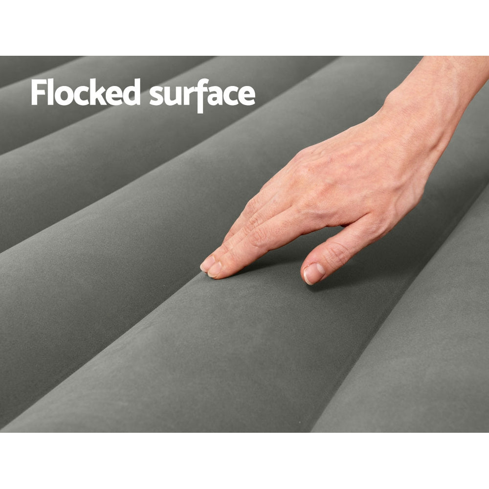Bestway Air Mattress Double Bed Flocked Inflatable Camping Beds 30CM-Home &amp; Garden &gt; Inflatable Mattress-PEROZ Accessories