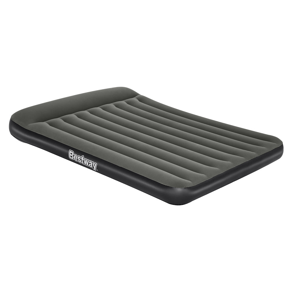 Bestway Air Mattress Queen Bed Inflatable Flocked Camping Beds 30CM-Home &amp; Garden &gt; Inflatable Mattress-PEROZ Accessories