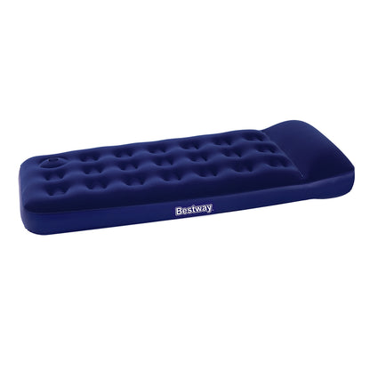 Bestway Single Size Inflatable Air Mattress - Navy-Outdoor &gt; Camping-PEROZ Accessories