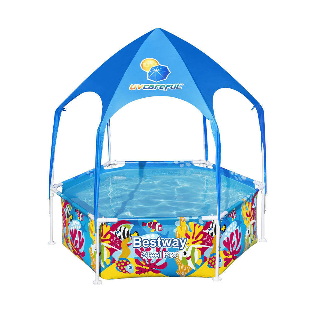 Bestway Swimming Pool Above Ground Plays Kids Steel Pro&amp;trade; Mist Shade Pools-Home &amp; Garden &gt; Pool &amp; Accessories-PEROZ Accessories