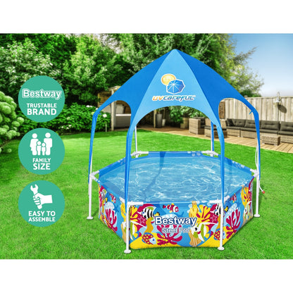 Bestway Swimming Pool Above Ground Plays Kids Steel Pro&amp;trade; Mist Shade Pools-Home &amp; Garden &gt; Pool &amp; Accessories-PEROZ Accessories
