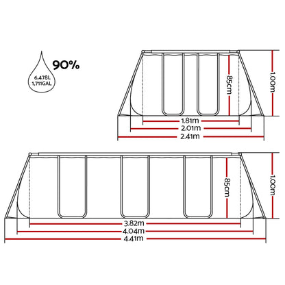 Bestway Swimming Pool Above Ground Pools Sand Filter Frame Ladder Pump Pumps 4.1M-Home &amp; Garden &gt; Pool &amp; Accessories-PEROZ Accessories