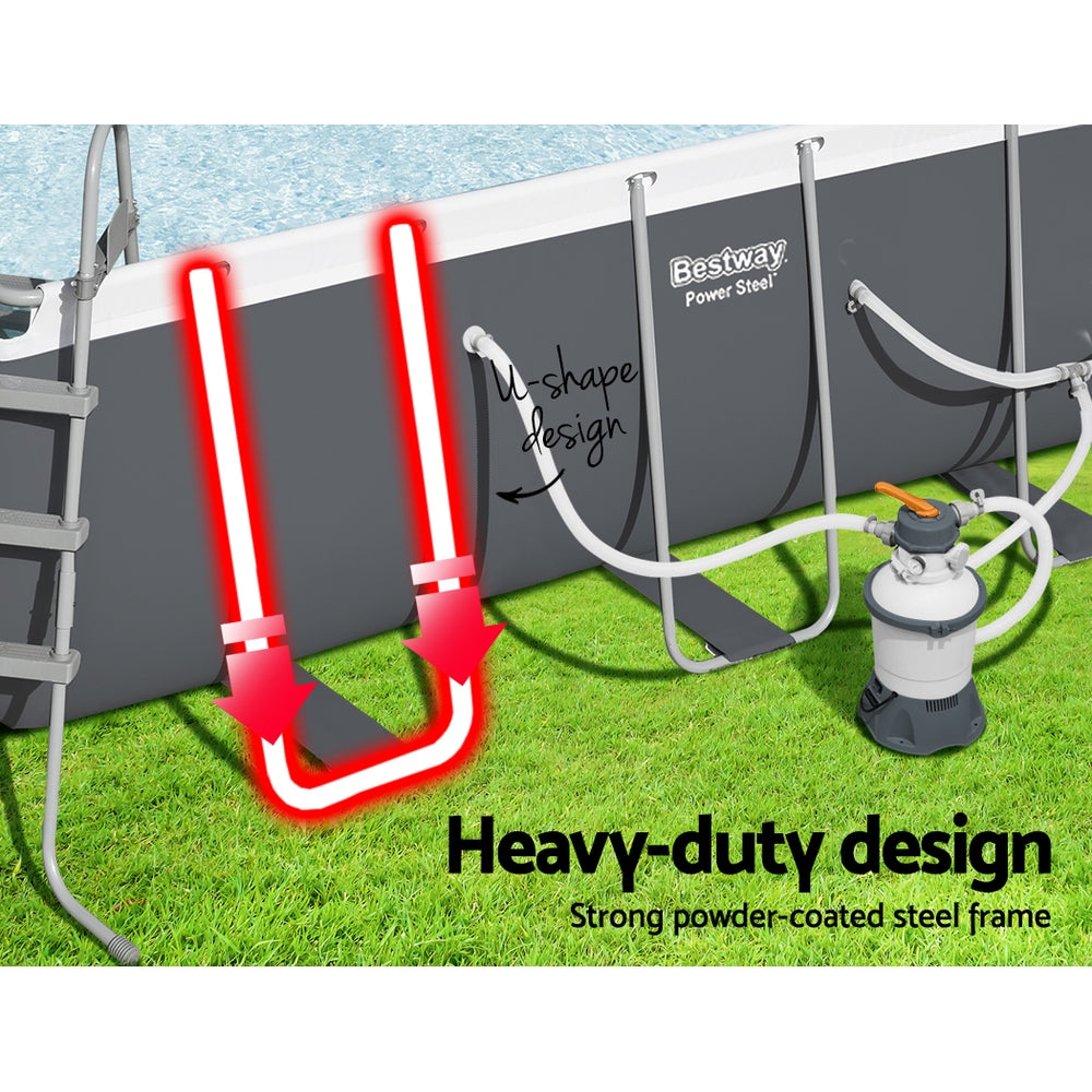 Bestway Swimming Pool Above Ground Pools Sand Filter Frame Ladder Pump Pumps 4.1M-Home &amp; Garden &gt; Pool &amp; Accessories-PEROZ Accessories