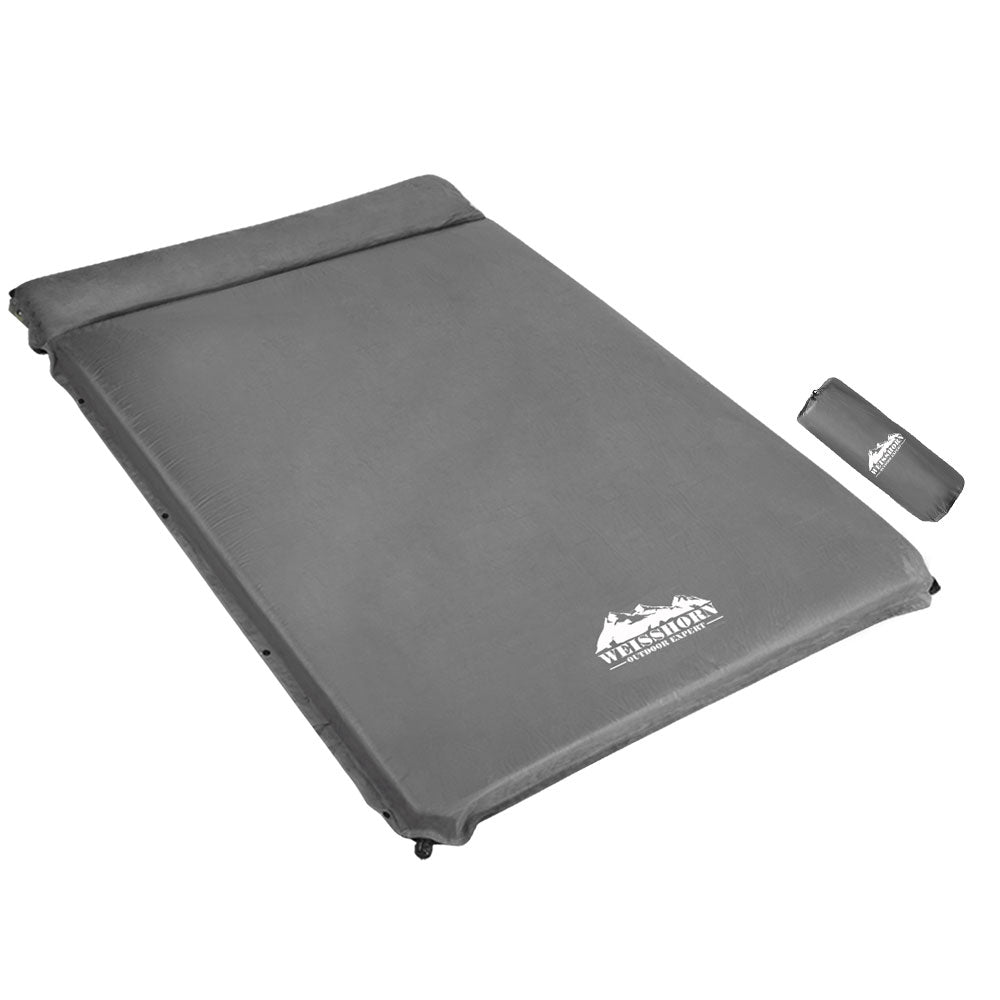 Weisshorn Self Inflating Mattress - Grey-Outdoor &gt; Camping-PEROZ Accessories