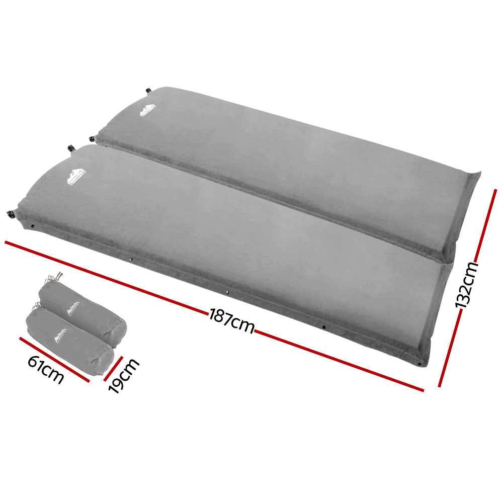 Weisshorn Self Inflating Mattress Camping Sleeping Mat Air Bed Pad Double-Outdoor &gt; Camping-PEROZ Accessories