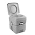 Weisshorn 20L Portable Outdoor Camping Toilet - Grey-Outdoor > Camping-PEROZ Accessories