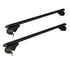 Universal Car Roof Racks Pod Aluminium Cross Bars Adjustable 108cm Black-Auto Accessories > Cross Bar-PEROZ Accessories