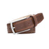 CASABLANCA Tan. Men’s Classic Leather Belt. 35mm width. Larger sizes.-Classic Belts-PEROZ Accessories