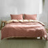 Cosy Club Quilt Cover Set Cotton Duvet Double Red Beige-Quilt Covers-PEROZ Accessories