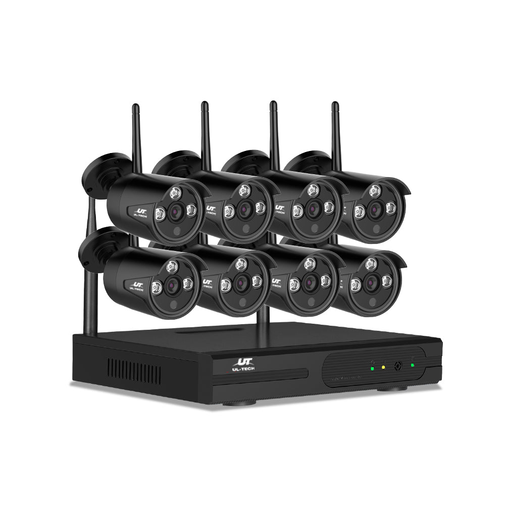 UL-TECH 3MP 8CH Wireless Security Camera NVR Video-Audio &amp; Video &gt; CCTV-PEROZ Accessories