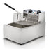 Devanti Commercial Electric Single Deep Fryer - Silver-Appliances > Kitchen Appliances-PEROZ Accessories