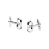 CUFFLINKS. Nickel Polished. Eternity Rings. Supplied in case.-Cufflinks-PEROZ Accessories