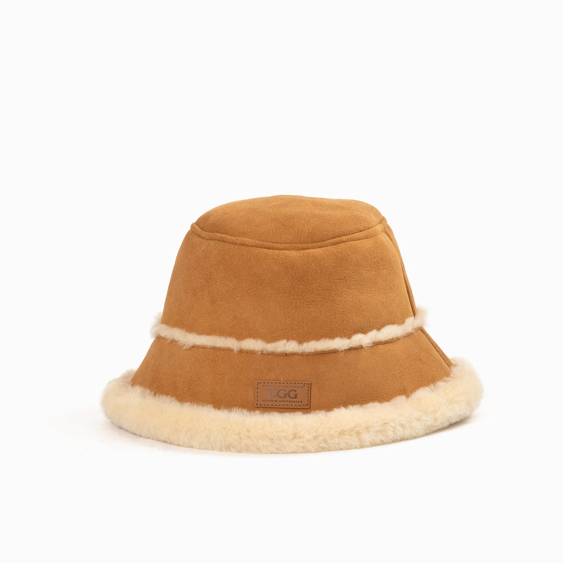 Ugg Sheepskin Bucket Hat-Hats-PEROZ Accessories