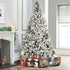 Mazam Christmas Tree 2.4M 8FT Snow Flocked Xmas Decorations Home Decor Green