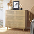 Oikiture 3 Chest of Drawers Tallboy Cabinet Bedroom Clothes Unique Furniture-Chest of Drawers-PEROZ Accessories