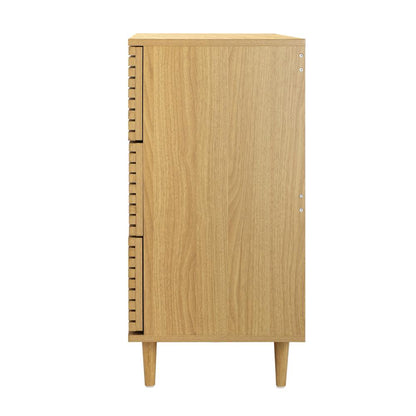Oikiture 6 Chest of Drawers Tallboy Cabinet Bedroom Clothes Unique Furniture-Chest of Drawers-PEROZ Accessories