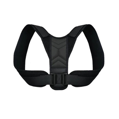 Anyfit Black Corrector Belt XL Back Posture Adjustable Neck Brace Training Equipment Shoulder Support Correction Belt-Corrector Belt-PEROZ Accessories
