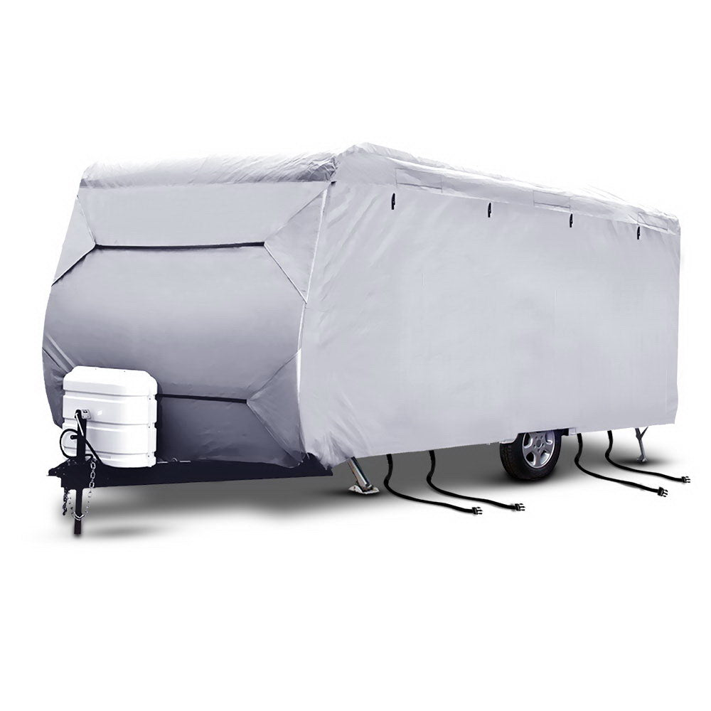 Weisshorn 22-24ft Caravan Cover Campervan 4 Layer UV Water Resistant-Outdoor &gt; Camping-PEROZ Accessories