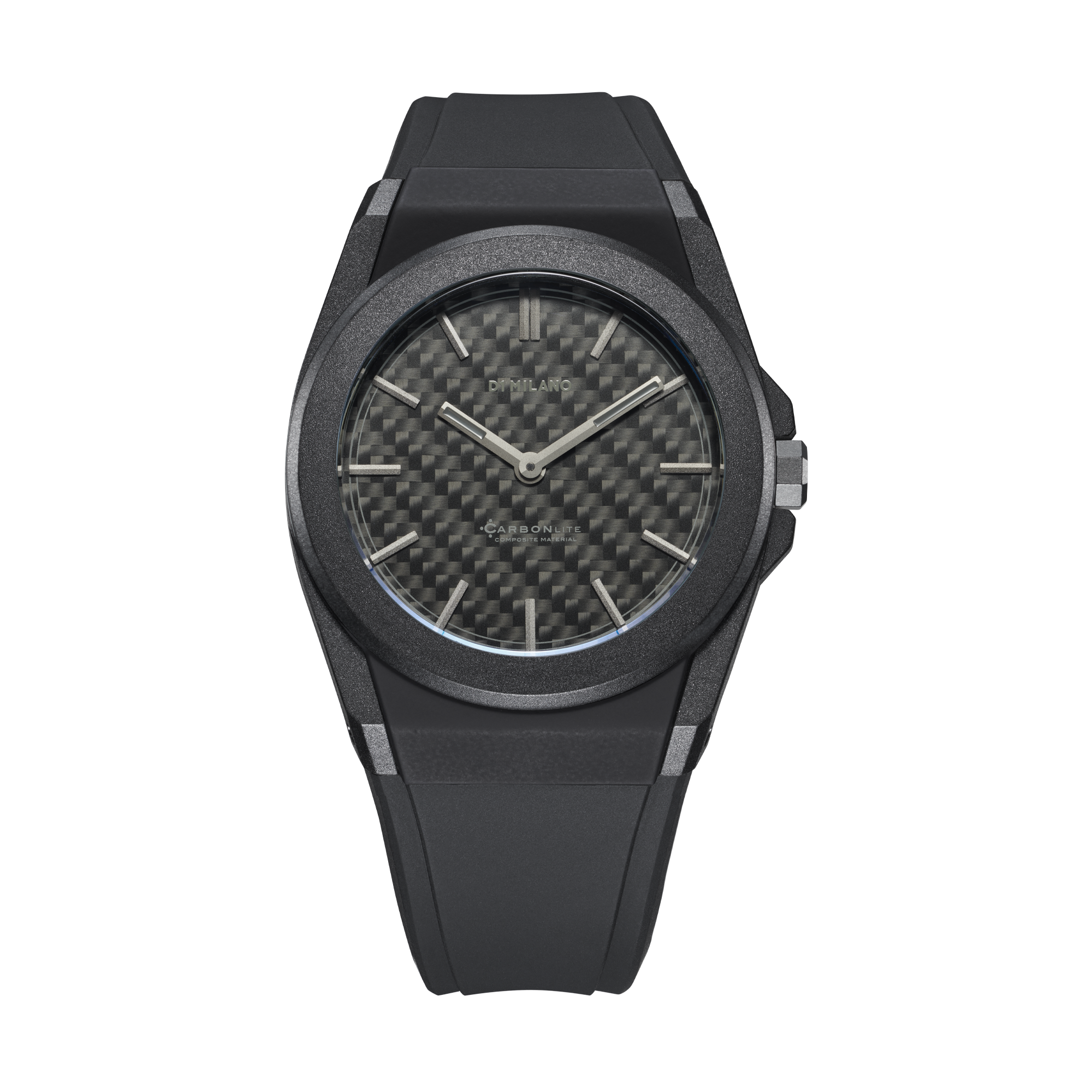 D1 Milano Carbonlite Carbon 40.5mm Watch-Quartz Watches-PEROZ Accessories