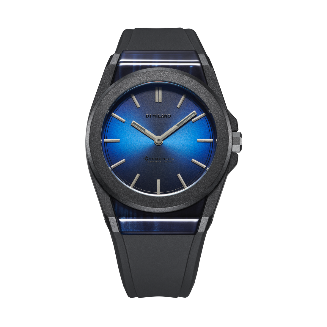 D1 Milano Carbonlite Blue 40.5mm Watch-Quartz Watches-PEROZ Accessories