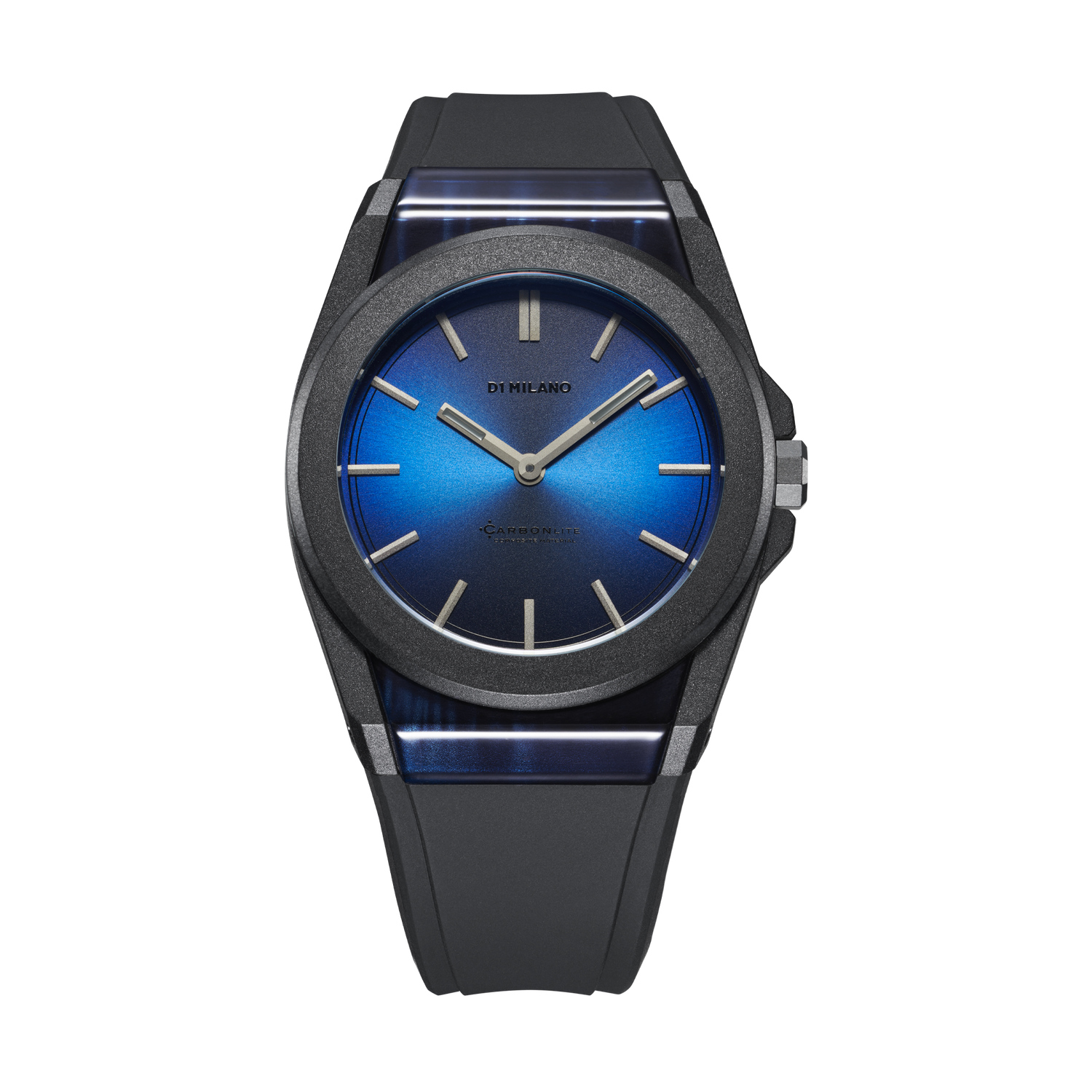 D1 Milano Carbonlite Blue 40.5mm Watch-Quartz Watches-PEROZ Accessories