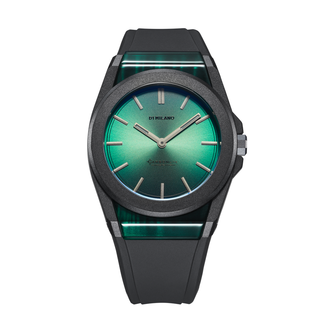 D1 Milano Carbonlite Green 40.5mm Watch-Quartz Watches-PEROZ Accessories