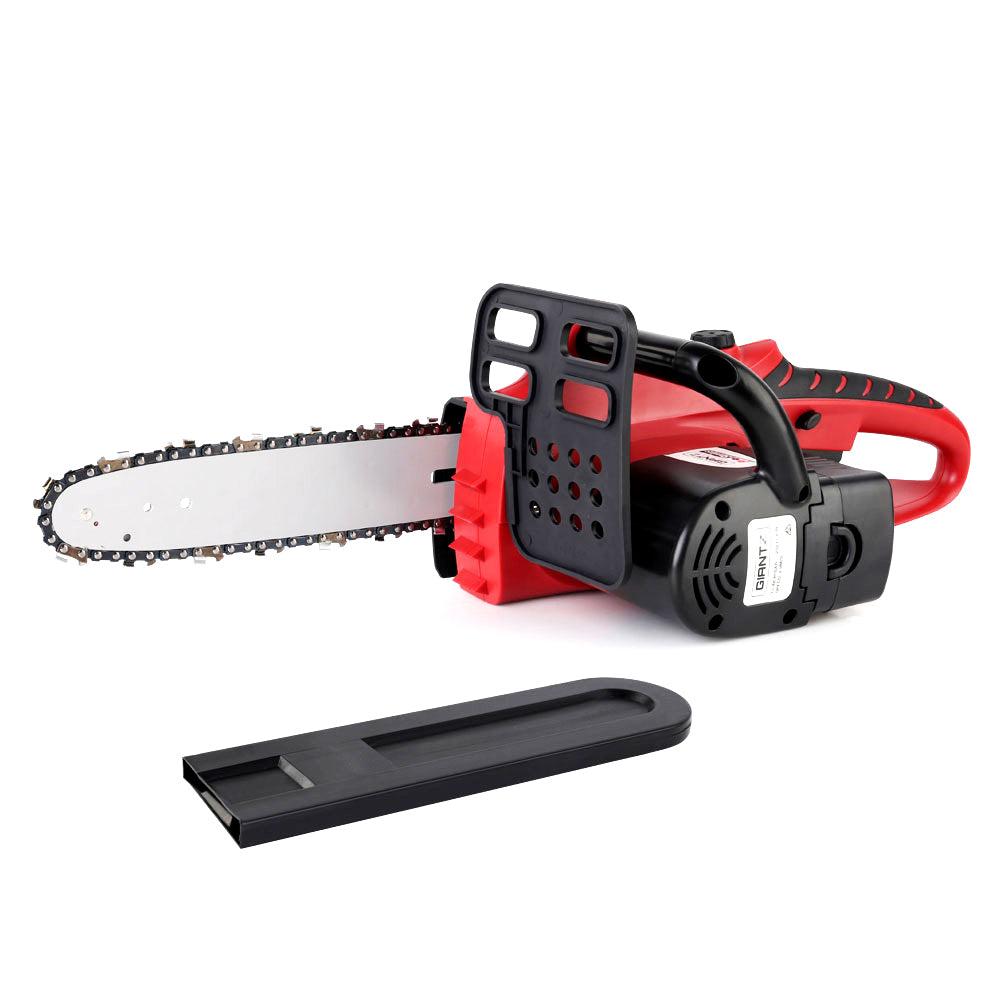 Giantz 20V Cordless Chainsaw - Black and Red-Tools &gt; Industrial Tools-PEROZ Accessories
