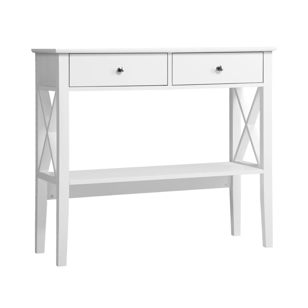 Oikiture Console Table Wooden Hallway Entrywat Display Stand-Console Table-PEROZ Accessories