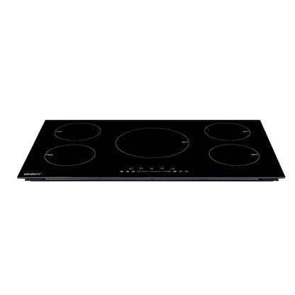 Devanti Induction Cooktop 90cm Electric Cooker Ceramic 5 Zones Stove Hot Plate-Appliances &gt; Kitchen Appliances-PEROZ Accessories