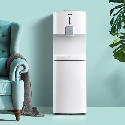 Comfee Water Dispenser Cooler Hot Cold Taps Purifier Stand 20L Cabinet White-Appliances &gt; Kitchen Appliances-PEROZ Accessories