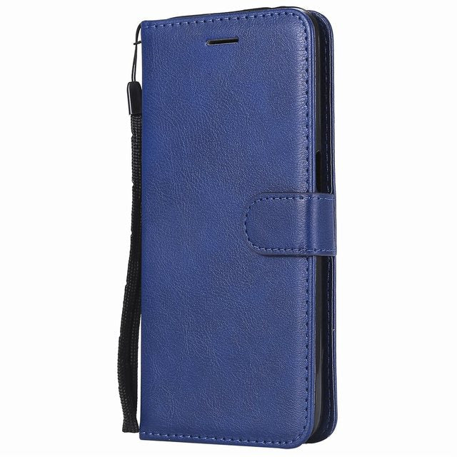 Anymob Xiaomi Redmi Case Blue Wallet Magnetic Flip Leather Cover Phone Protection-Mobile Phone Cases-PEROZ Accessories