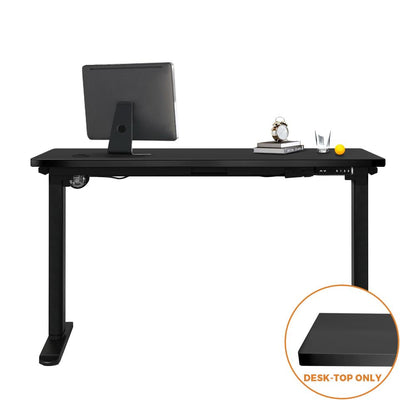 Oikiture Standing Desk Board Adjustable Sit Stand Desk Top Computer Table Black-Desk Board-PEROZ Accessories