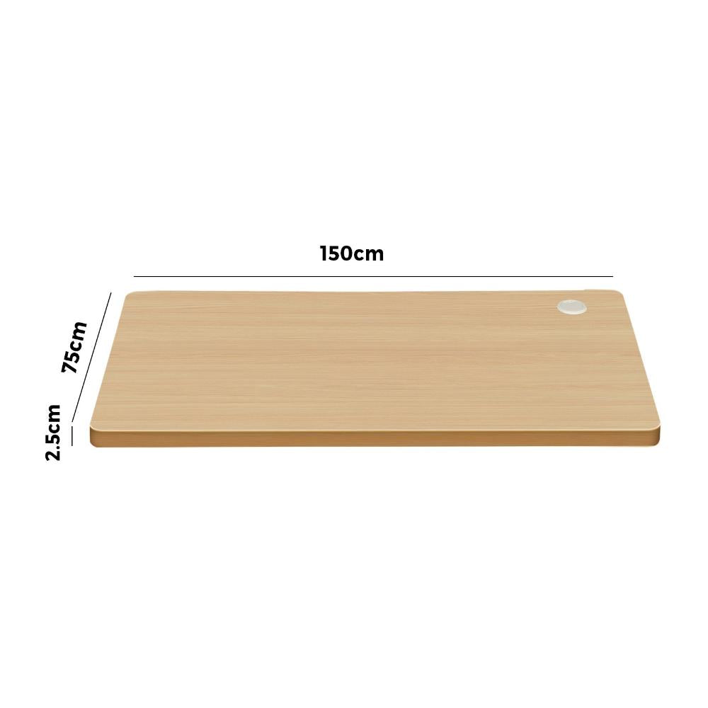 OIKITURE Standing Desk Top Adjustable Tabletop Sit Stand Desk Top OAK-Desk Board-PEROZ Accessories