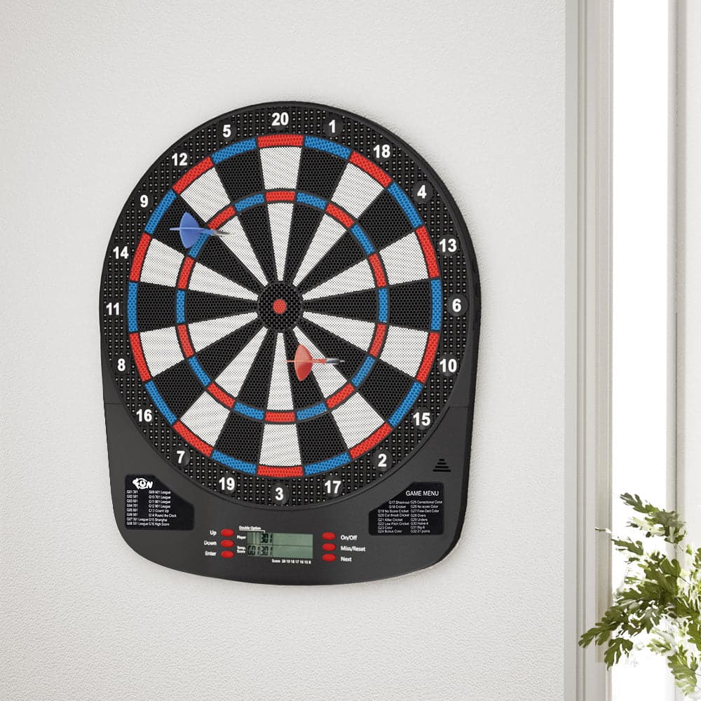 13.5&quot; Electronic Dartboard Dart Board 32 Games Soft Dart Party Game Target Sport-Gift &amp; Novelty &gt; Games-PEROZ Accessories