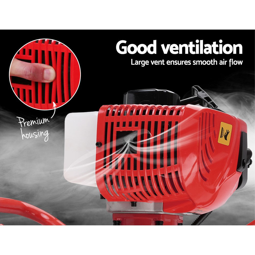 Giantz 80CC Petrol Post Hole Digger Drill Borer Fence Extension Auger Bits-Tools &gt; Industrial Tools-PEROZ Accessories