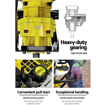 Giantz Post Hole Digger 92CC Petrol Auger Diggers Drill Borer Fence Earth Power-Tools &gt; Industrial Tools-PEROZ Accessories