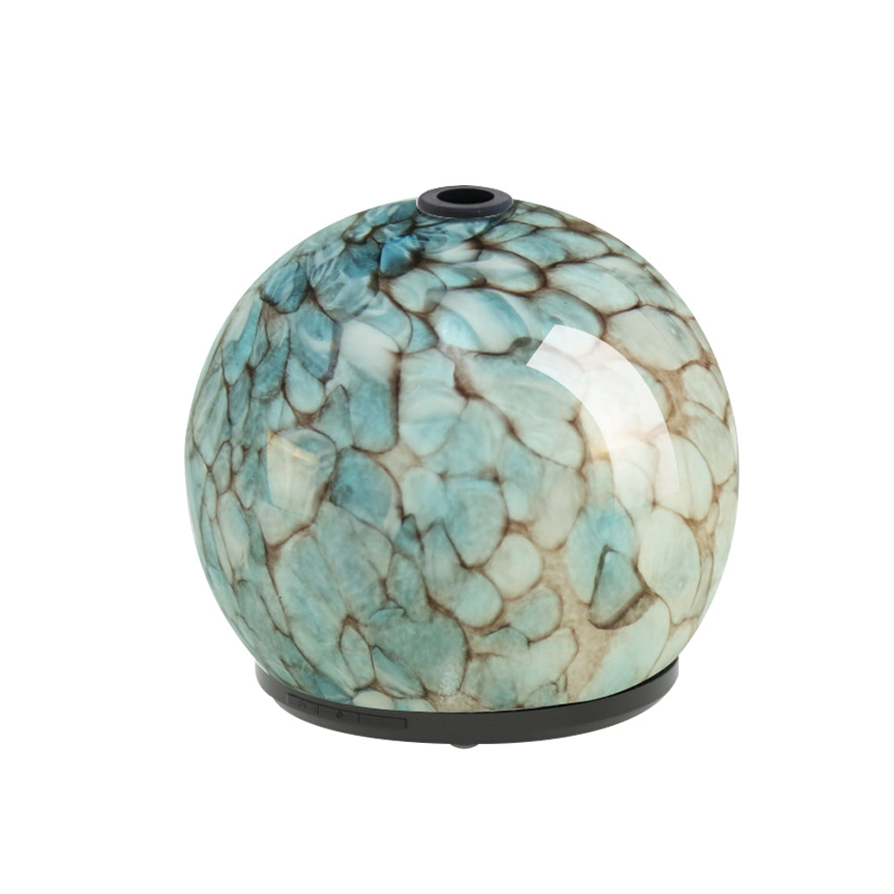 Devanti 240ml Aroma Diffuser LED Light Glass Essential Oil-Home &amp; Garden &gt; Green Houses-PEROZ Accessories