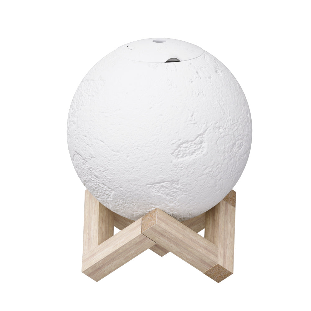 Devanti Aroma Diffuser LED Moon Lamp 880ml-Home &amp; Garden &gt; Green Houses-PEROZ Accessories