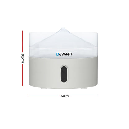 Devanti Aroma Diffuser Aromatherapy Essential Oils Air Humidifier LED Crystal-Appliances &gt; Aroma Diffusers &amp; Humidifiers-PEROZ Accessories