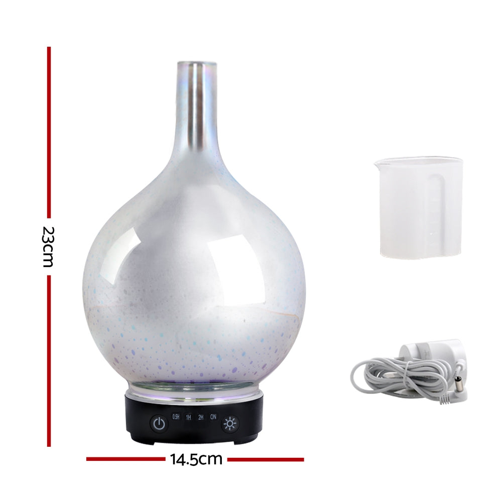 Aroma Diffuser 3D LED Light Oil Firework Air Humidifier 100ml-Appliances &gt; Aroma Diffusers &amp; Humidifiers-PEROZ Accessories