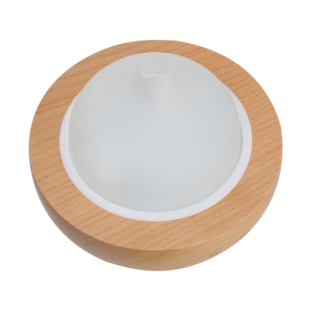 Devanti Aroma Aromatherapy Diffuser LED Oil Ultrasonic Air Humidifier Glass Wood-Appliances &gt; Aroma Diffusers &amp; Humidifiers-PEROZ Accessories