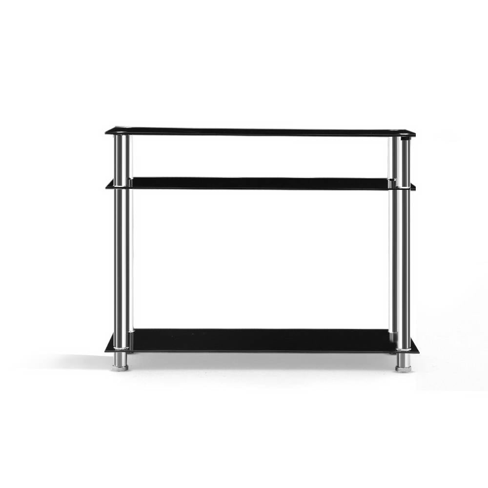 Artiss Entry Hall Console Table - Black &amp; Silver-Furniture &gt; Living Room - Peroz Australia - Image - 4